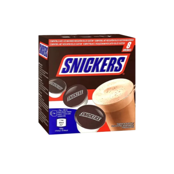 Snickers Hot Chocolate Pods 120g - Shams Shopping Centre Snickers  