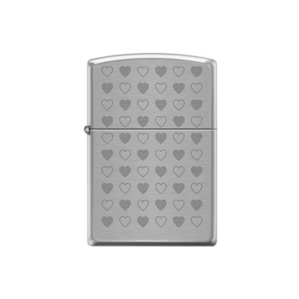 Zippo 200 179649 Reg Brush Finish Chr - Shams Shopping Centre Zippo  