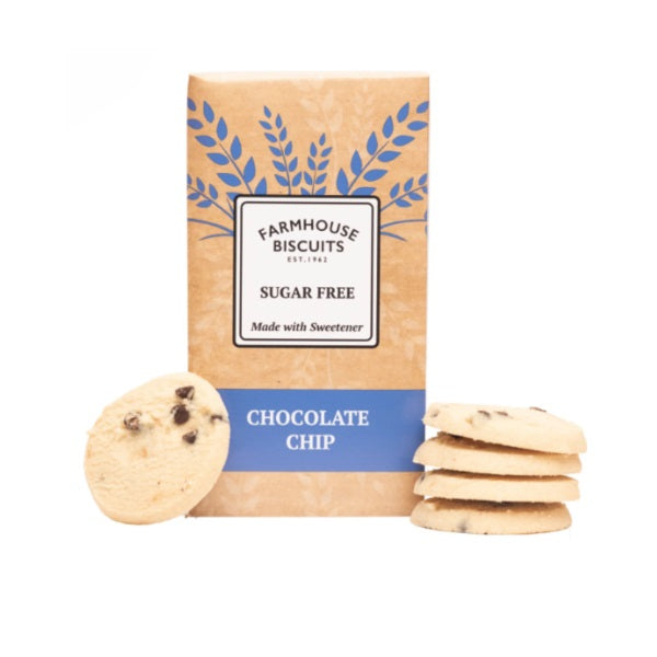 Farmhouse Biscuits Sugar Free Choc Chip Cookies 150g - Shams Shopping Centre FarmHouse  