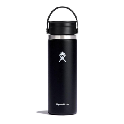 Hydro Flask 20oz Wide Mouth With Flex Sip Lid-Black - Shams Shopping Centre Hydro Flask  