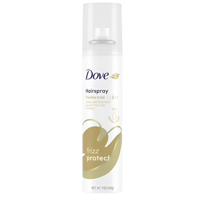 Dove Frizz Protect Flexible Hold 3 Hair Spray 198g - Shams Shopping Centre Dove  