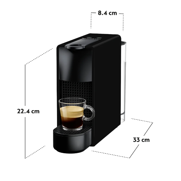 Nespresso Essenza Mini, C30-ME-BK-NE2 Black Machine - Shams Shopping Centre Nespresso  