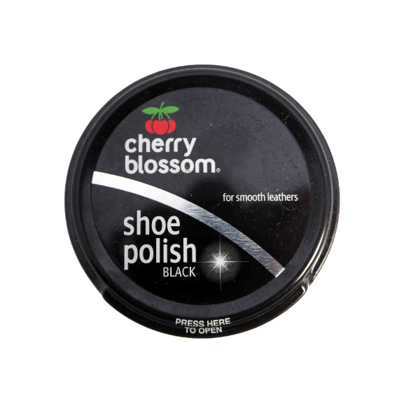 Cherry Blossom Black Shoe Polish 50ml