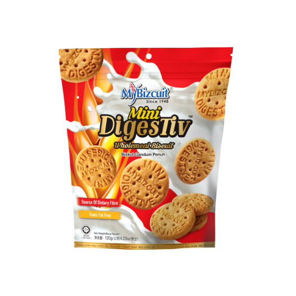 My Bizcuit Mini Digestive Wholemeal Biscuit 120g - Shams Shopping Centre My Bizcuit  