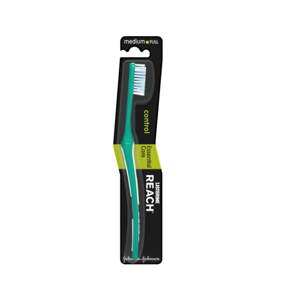 Reach Control Essential Care Medium Toothbrush - Shams Shopping Centre Reach Microbiome  