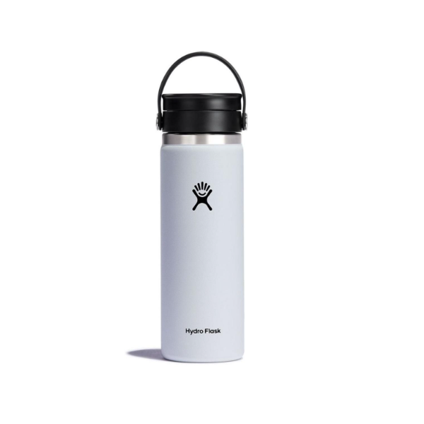 Hydro Flask 20oz Wide Mouth With Flex Sip Lid-White - Shams Shopping Centre Hydro Flask  