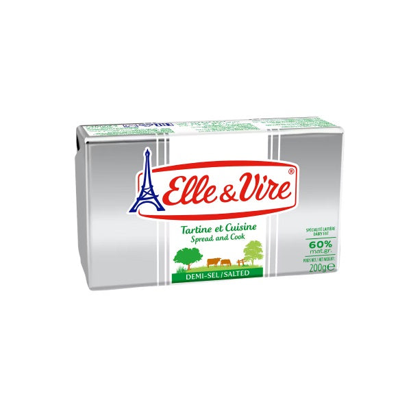 Elle & Vire Salted Butter 200g - Shams Shopping Centre Elle & Vire  