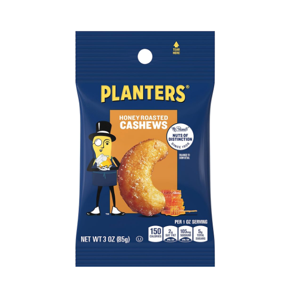 Planters Honey Roasted Cashews 3OZ (85g) - Shams Shopping Centre Planters  