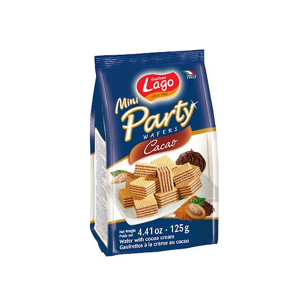Lago Mini Pastry Wafers Cocoa 125g - Shams Shopping Centre Lago  