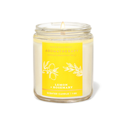 BBW White Barn 1 Wick Lemon Rosemary Scented Candle 198g - Shams Shopping Centre Bath & Body Works  