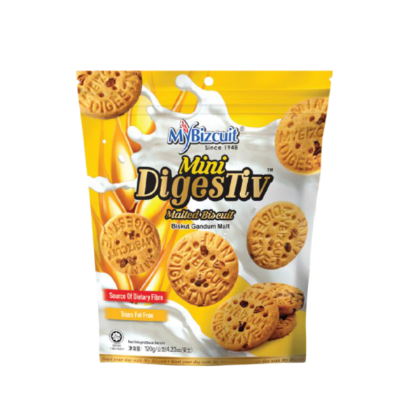 My Bizcuit Mini Digestive Malted Biscuit 120g - Shams Shopping Centre My Bizcuit  
