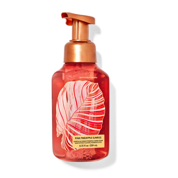 BBW Pink Pineapple Sunrise Foaming Hand Soap 259ml - Shams Shopping Centre Bath & Body Works  