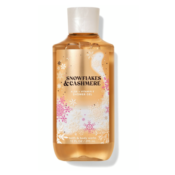 BBW Snowflakes & Cashmere Shower Gel 295ml - Shams Shopping Centre Bath & Body Works  