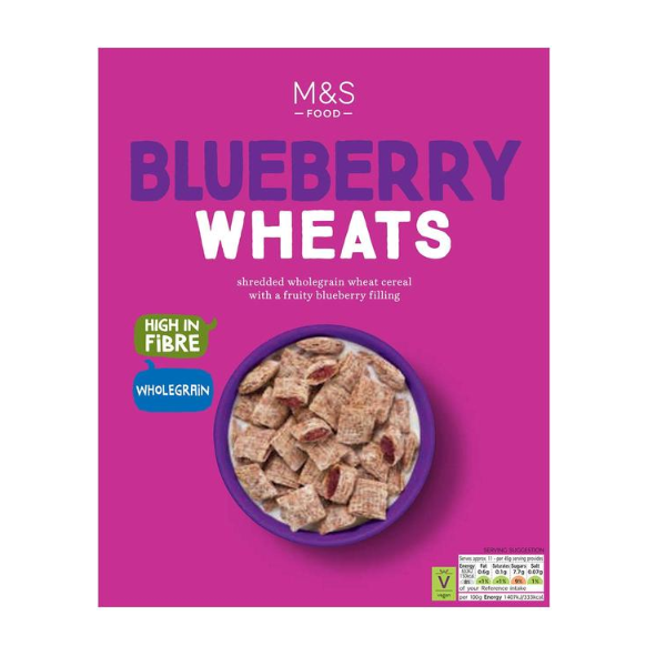 M&S Bluebrry Wheats Cereal 500g