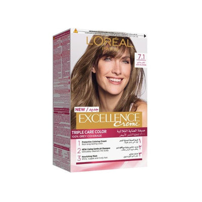 Loreal Excellence Creame 7.1 Ash Blonde - Shams Shopping Centre Loreal  