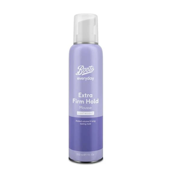 Boots Everyday Extra Firm Hold Lightweight Hair Mousse 200ml - Shams Shopping Centre Boots  