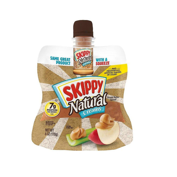 Skippy Natural Creamy Peanut Butter Spread 170g