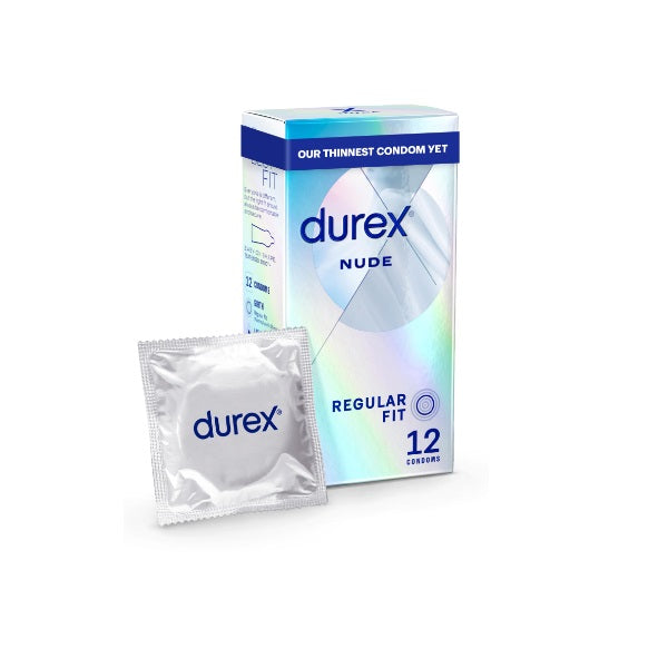 Durex Nude Regular Fit 12 Condoms