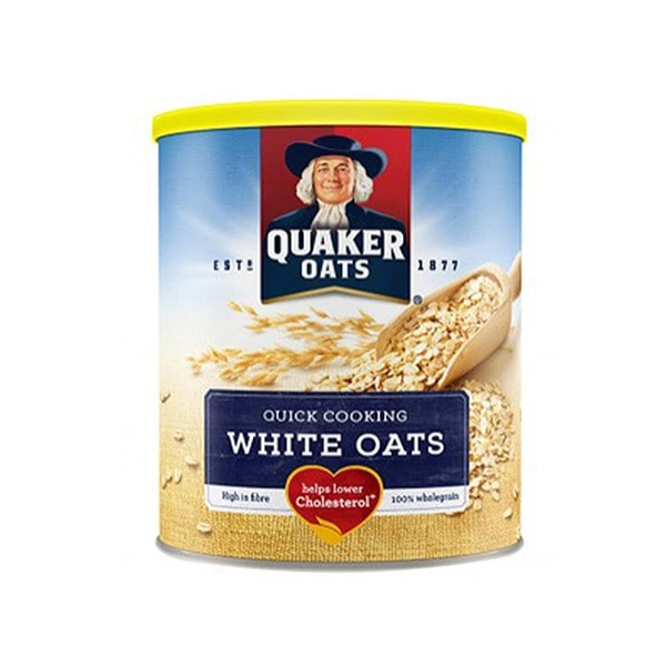 Quaker White Oat Blue Tin 500g - Shams Shopping Centre Quaker  