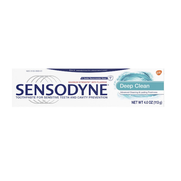 Sensodyne Deep Clean +Whitening Toothpaste 113g(4.Oz) - Shams Shopping Centre Sensodyne  