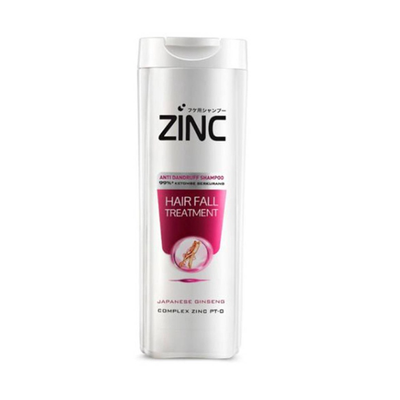 Zinc Anti HairFall Treatment Japense Ginseng Shampoo 340ml - Shams Shopping Centre Zinc  