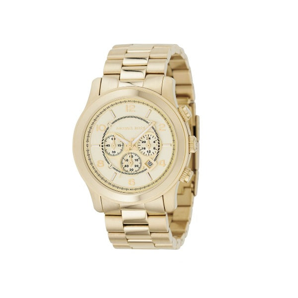 Michael Kors MK8077 Yellow Goldtone Bracelet Watch (WC)