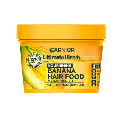 Garnier Ultimate Blends Nourishing Banana 3In1 Hiar Mask 400ml - Shams Shopping Centre Garnier  