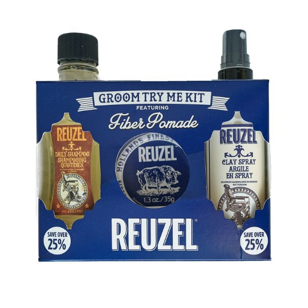 Reuzel - Groom Try Me Fiber Pomade Kit - Shams Shopping Centre Reuzel  