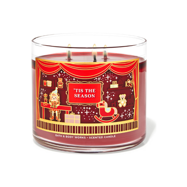 BBW Tis The Season 3 Wick Candle 411g