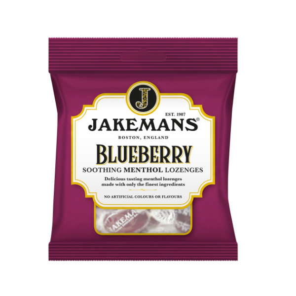 Jakemans Blueberry Soothing Menthol Lozenges 73g - Shams Shopping Centre Jakemans  