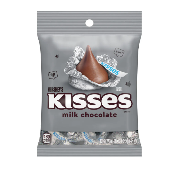 Hershey Milk Chocolate Kisses Bag 137g - Shams Shopping Centre Hersheys  