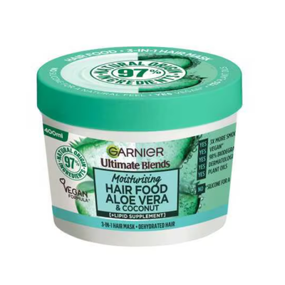 Garnier Ultimate Blends Moisturising Aloe Vera 3In1 Hiar Mask 400ml - Shams Shopping Centre Garnier  