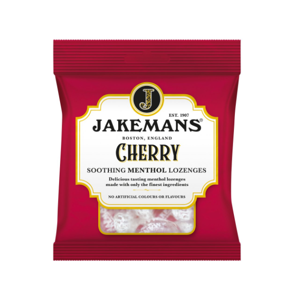 Jakemans Cherry Soothing Menthol Lozenges 73g - Shams Shopping Centre Jakemans  