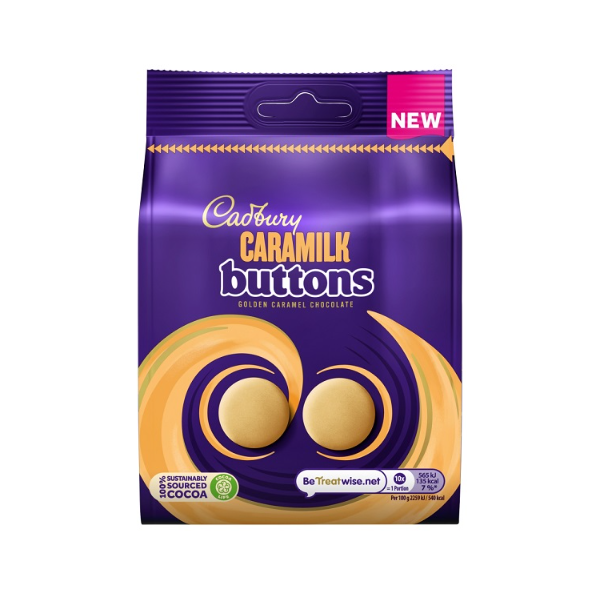 Cadbury Caramilk Buttons Chocolate Bag 95g