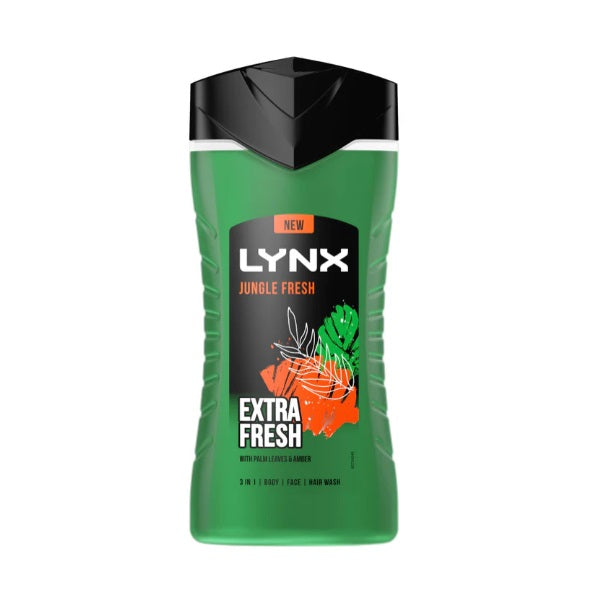 LYNX Jungle Fresh Palm Leaves Body Wash 225ml - Shams Shopping Centre Lynx  