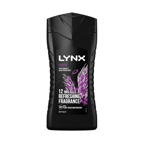 LYNX Excite Crisp Coconut & Black Pepper Body Wash 225ml