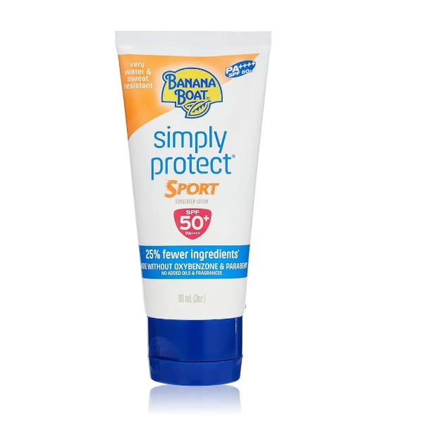 Banana Boat Simply Protect Sport Sunscreen Lotion spf50 90ml - Shams Shopping Centre Banana Boat  