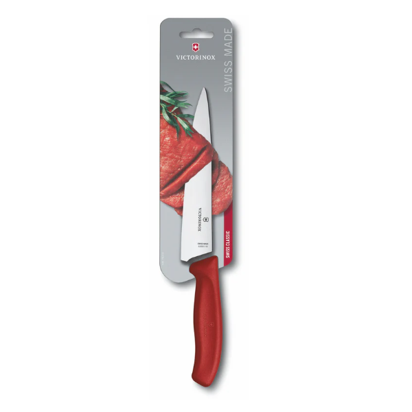 Victorinox Swiss Classic Carving Knife Red 19cm 6.8001.19B - Shams Shopping Centre Victorinox  