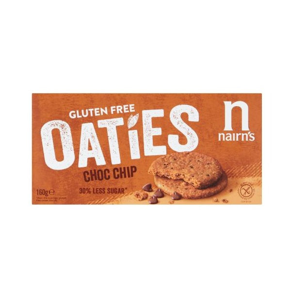 Nairns Gluten Free Oaties Choc Chip 160g - Shams Shopping Centre Nairns  