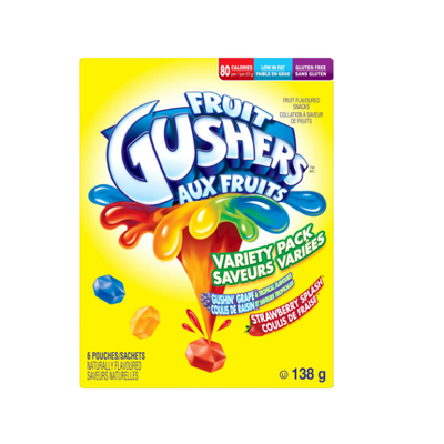 Fruit Gushers Aux Fruit Veriety Pack 138g - Shams Shopping Centre Fruit Gushers  