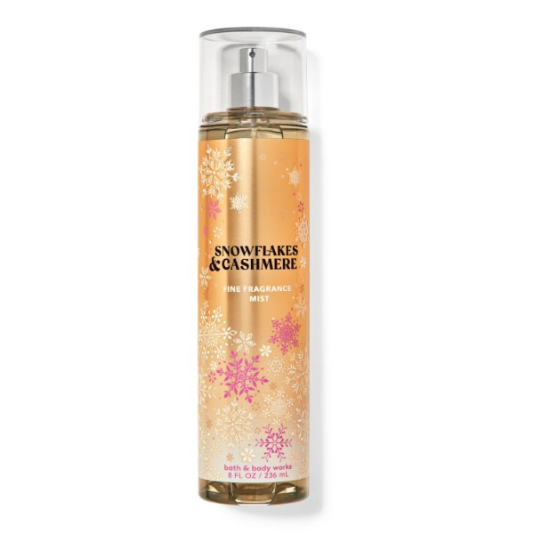 BBW Snowflakes & Cashmere Fine Fragrance Mist 236ml - Shams Shopping Centre Bath & Body Works  