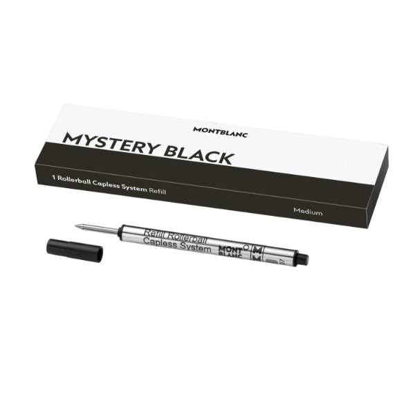 Montblanc Rollerball Capless System Refill Single Mystery Black - Medium