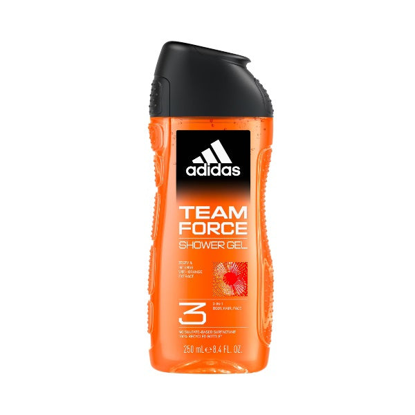 Adidas Team Force 3In1 Shower Gel 250ml - Shams Shopping Centre Adidas  