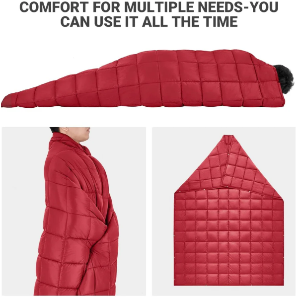 KingCamp Camping Blanket Lightweight-Wine - Shams Shopping Centre King Camp  