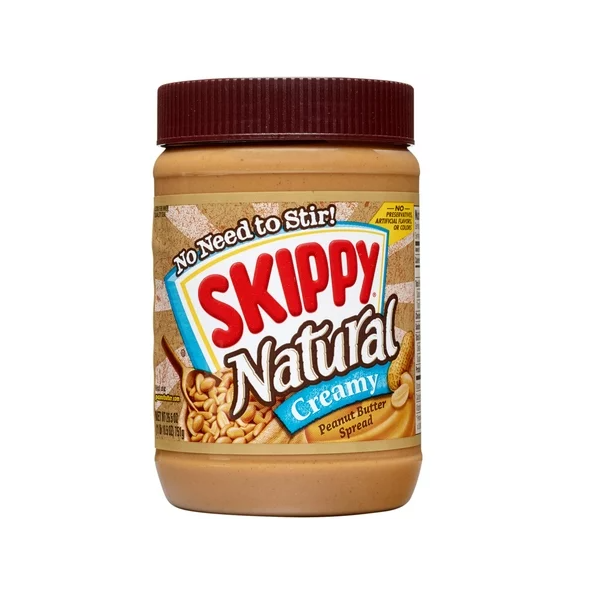 Skippy Natural Peanut Butter Spread Creamy 751g