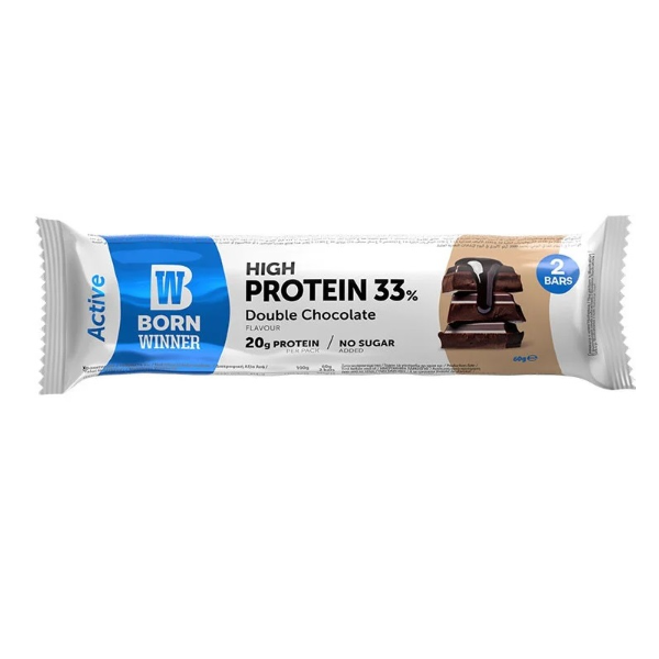 Active BW Double Chocolate Protein Bar 60g - Shams Shopping Centre Born Winner  