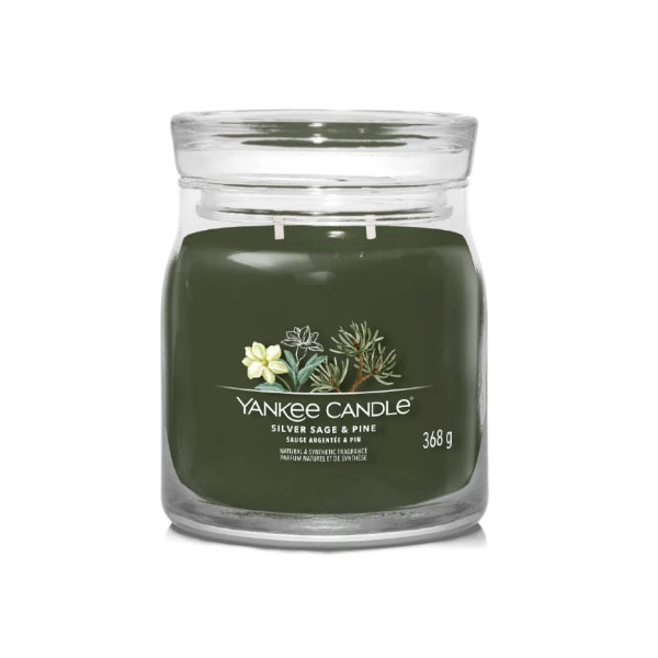 Yankee Silver Sage & Pine Candle 368g - Shams Shopping Centre Yankee  