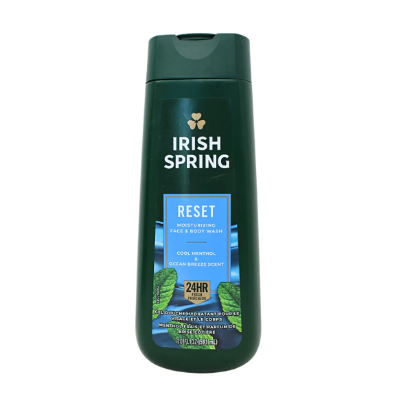 Irish Spring Reset Moisturising Face+ Body Wash 591ml(20.Oz) - Shams Shopping Centre Irish Spring  
