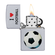 Zippo 205 412305 I Heart Football Desi - Shams Shopping Centre Zippo  