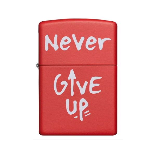 Zippo 233 412257 Never Give Up Design